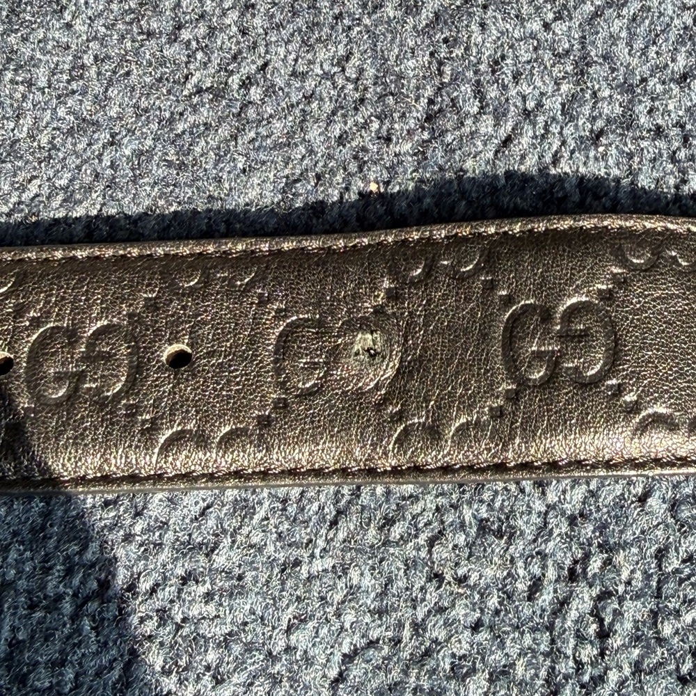 Gucci Black and Tan Leather Strap - Picture 5 of 5